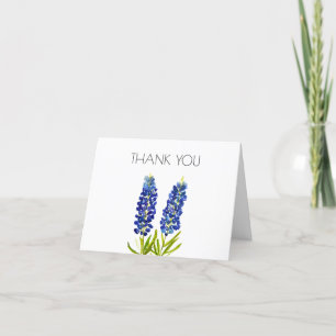 Bluebonnets 1st First Birthday Party Thank you