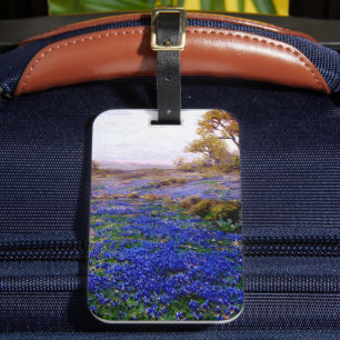 Bluebonnets at Twilight, North of San Antonio Luggage Tag