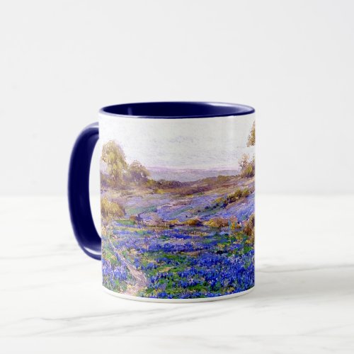 Bluebonnets at Twilight North of San Antonio Mug