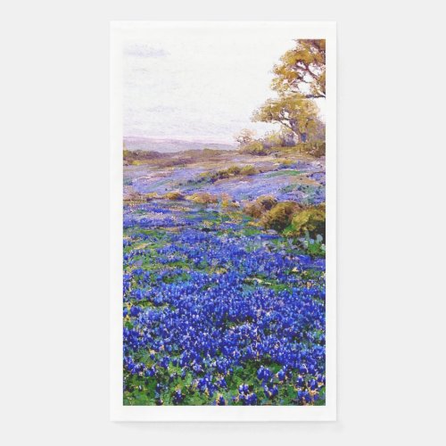 Bluebonnets at Twilight North of San Antonio Paper Guest Towels