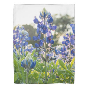 Bluebonnets Blue Floral Texas Texan Elegant Duvet Cover
