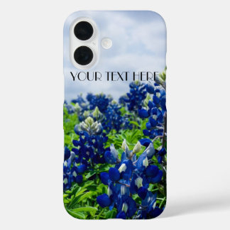 Bluebonnets Blue Flowers Texas Lupine Floral  iPhone 16 Case