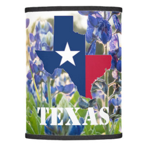 Bluebonnets Blue Flowers Texas texan Floral Lamp Shade