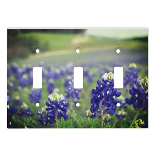 Bluebonnets Blue Flowers Texas Texan Floral Light Switch Cover