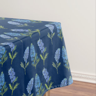 Bluebonnets Blue Flowers Texas Texan Floral Tablecloth
