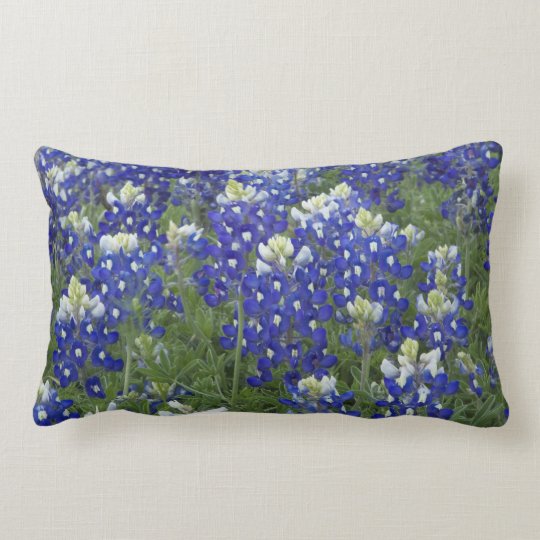 Bluebonnets Field Texas State Flower Lumbar Pillow ...