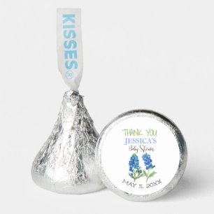 Bluebonnets Flowers Texas Baby Shower Girl Hershey®'s Kisses®