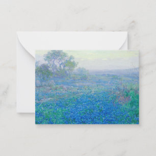 Bluebonnets near San Antonio, Texas by Onderdonk Note Card