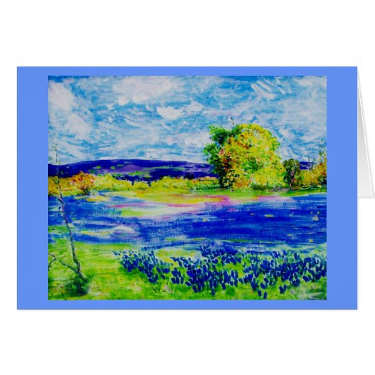 Bluebonnets Rock Cards (Front Horizontal)