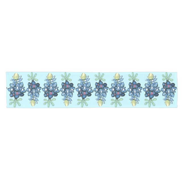 Bluebonnets Short Table Runner (Horizontal)