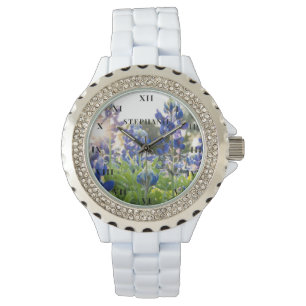 Bluebonnets Texas Flower Lupine Floral Watch