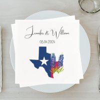 Bluebonnets Texas flower watercolor Floral Wedding