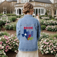 Bluebonnets Texas State Floral Wedding Bride