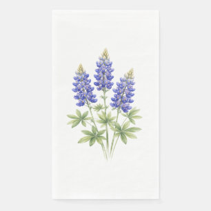 Bluebonnets Texas State Flowers Bluebonnet Paper Guest Towels