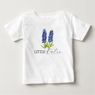 Bluebonnets Texas watercolor Floral Baby  Baby T-Shirt