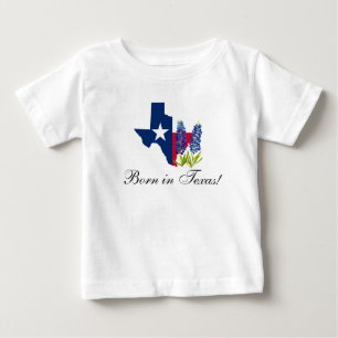 Bluebonnets watercolor Floral Boy Baby Baby T-Shirt