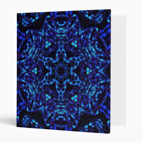 Blued Up 3 Ring Binder