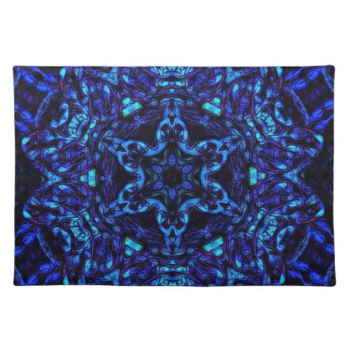 Blued Up Cloth Placemat