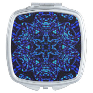 Blued Up Compact Mirror