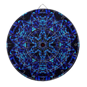 Blued Up Dart Board
