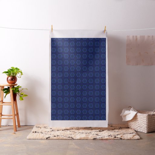 Blued Up Fabric