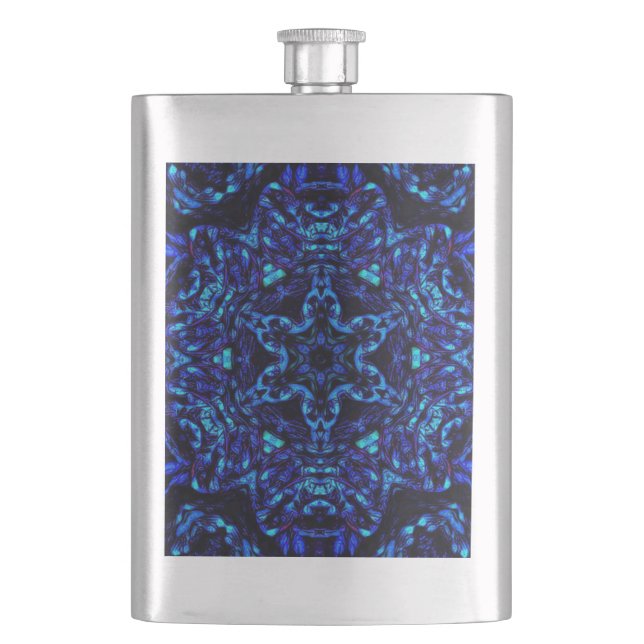 Blued Up Flask (Front)