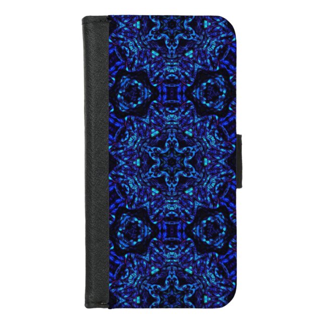 Blued Up iPhone Wallet Case (Front)