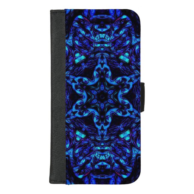 Blued Up iPhone Wallet Case (Front)