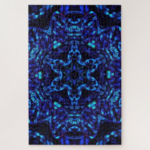 Blued Up Jigsaw Puzzle