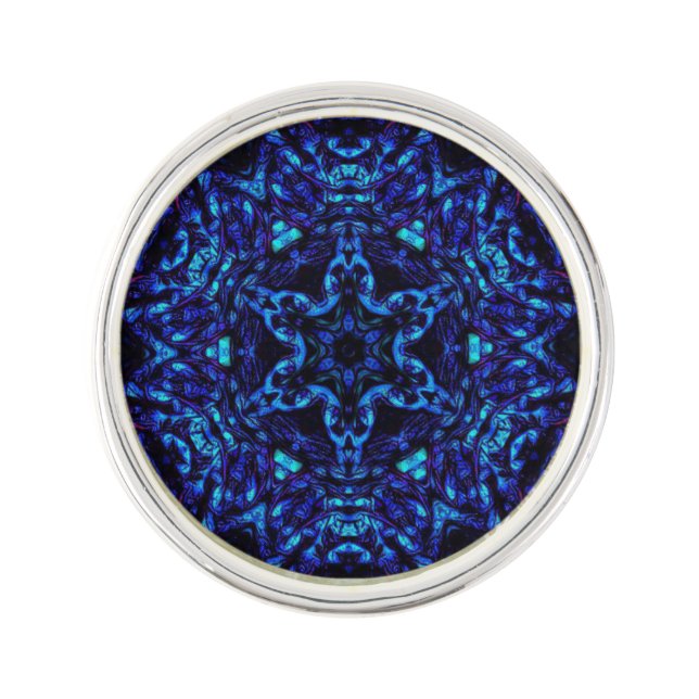 Blued Up Lapel Pin (Front)