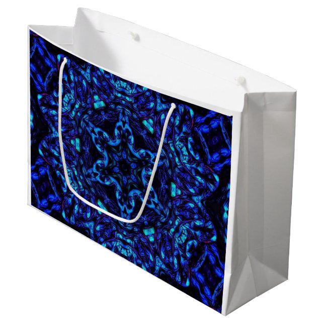 Blued Up Large Gift Bag (Front Angled)