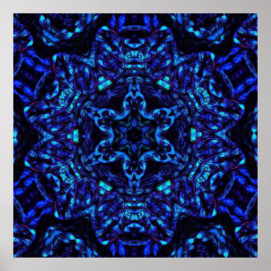 Blued Up Poster