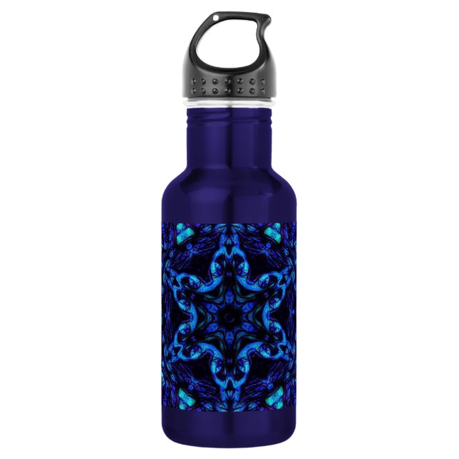 Blued Up Stainless Steel Water Bottle (Front)