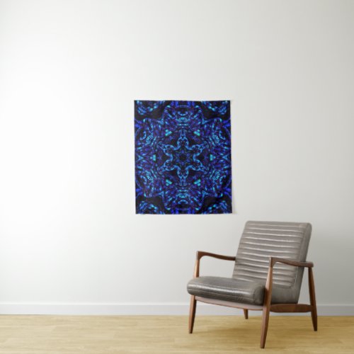 Blued Up Tapestry