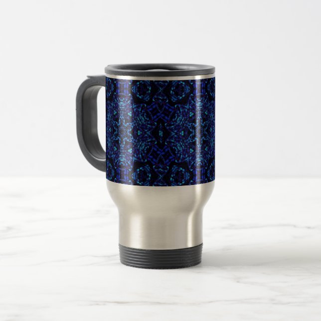 Blued Up Travel Mug (Front Left)