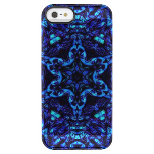 Blued Up Clear iPhone SE55s Case