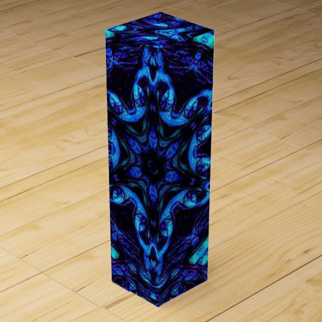 Blued Up Wine Box (Front)