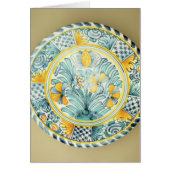 Bluedash' Delftware charger, Lambeth pottery (Front)