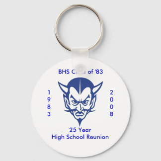BlueDevil, BHS Class of '83, 25 Ye... - Customized Keychain