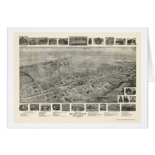 Bluefield WV Panoramic Map _ 1911