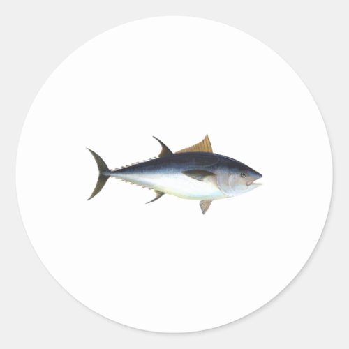 Bluefin Tuna Classic Round Sticker