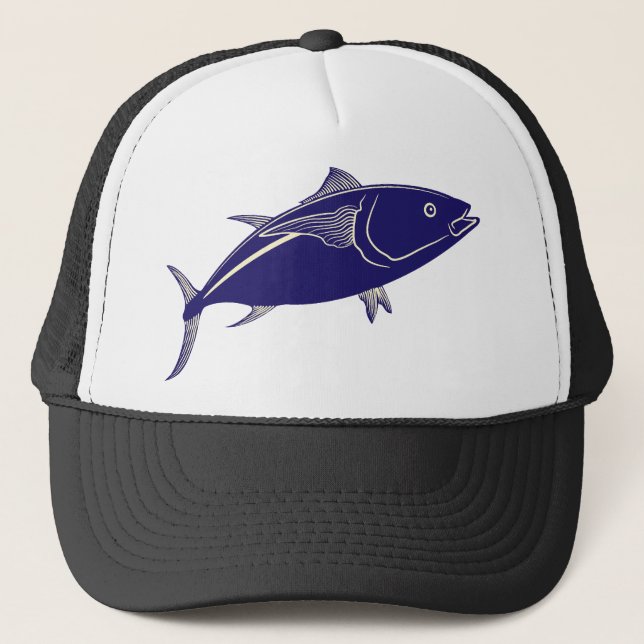 Bluefin Tuna Fish Trucker Hat (Front)