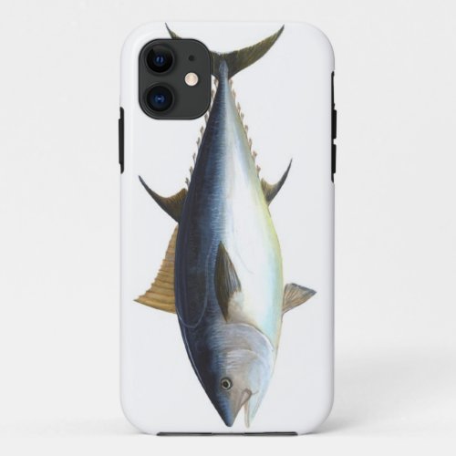 Bluefin Tuna Illustration iPhone 11 Case
