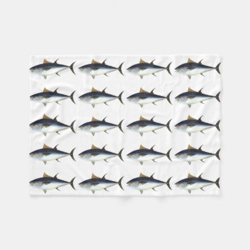 Bluefin Tuna illustration Fleece Blanket