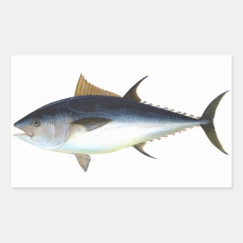 Bluefin Tuna illustration Rectangular Sticker