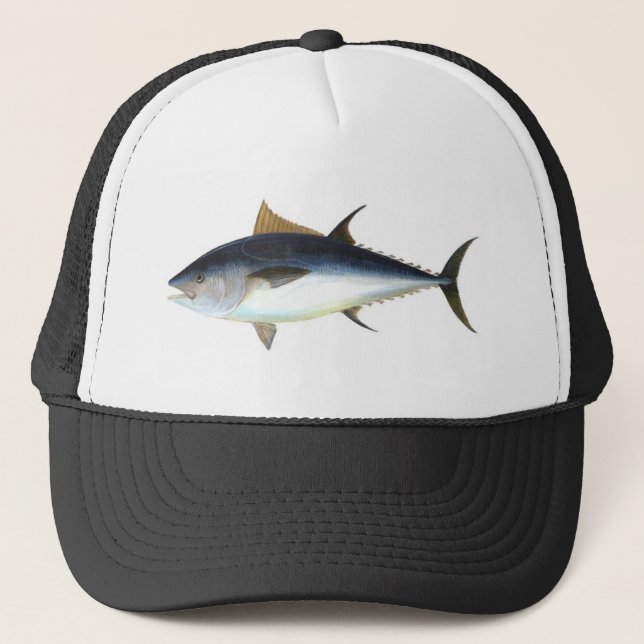 Bluefin Tuna illustration Trucker Hat (Front)