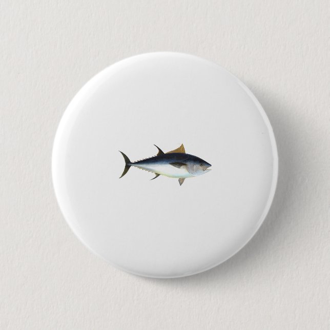 Bluefin Tuna Pinback Button (Front)