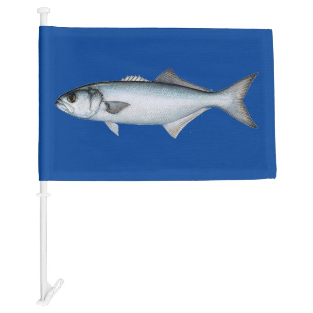 Bluefish Car Flag (Front)