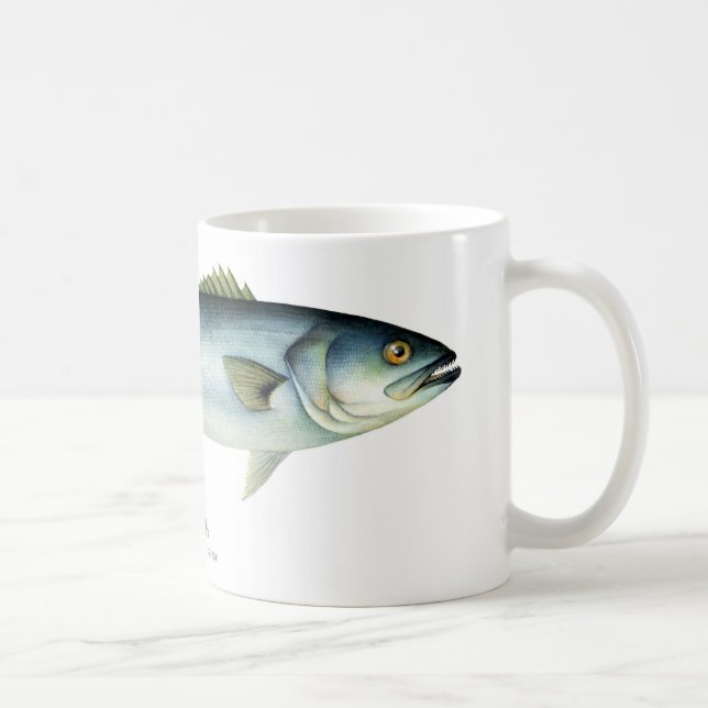 Bluefish Fish Coffee Mug (Right)
