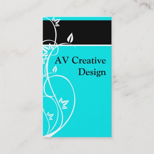 Customizable BlueFlourish - Customized Business Card Templates